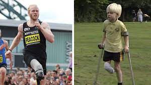 Click through to read the biography of jonnie peacock, sprint runner. Man And Boy Jonnie Peacock As He Prepares For The Paralympics Itv News Anglia