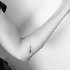 Black And White Eyeliner Tattoo Minimalist Lipstick Tattoo On The Inner Forearm Lipstick Tattoos Makeup Artist Tattoo Makeup Tattoos