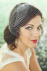 Birdcage Veil With Swarovski Crystals /bridal Veil 9 Inches in Ivory,  White, Champagne or Black