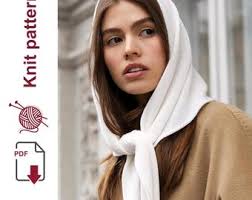 Knitting Pattern: Mini Mohair-on-silk Scarf