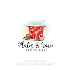 Ooak Watercolor Cooking Logo Food Blog Logo Food Logo Design Etsy Cooking Logo Food Logo Design Logo Food