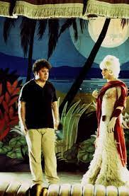 Almodovar And Gael Garcia Bernal On The Set Of La Mala Educacion Almodovar Pedro Almodovar Movies