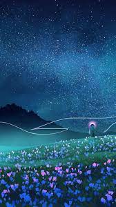 Beautiful Wallpaper Night Sky Anime