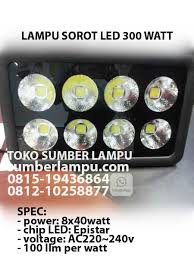 Cek harga dan model lampu led terbaik 2021 disini. Lampu Sorot Led 300 Watt Super Terang Sumberlampu Com
