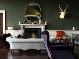 Irrevocably Inspiring Irish Hotels Green Walls Living Room Dark Green Living Room Living Room Wall Designs