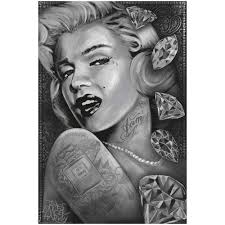 Marilyn Diamonds Poster by James Danger Harvey