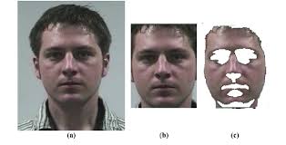 Prominent region identification from input facial image. (a): input...