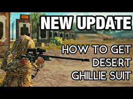 Ever wondered how to get a ghillie suit in pubg? How To Get Desert Ghillie Suit Training Mode Pubg Mobile Youtube