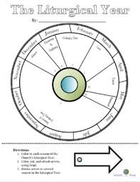 Liturgical Year Calendar Wheel In 2020 Calendar Activities Calendar Sunday School Crafts