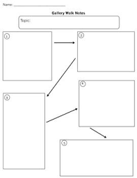 Gallery Walk Handout Ready To Print For Any Gallery Walk Handouts Book Worms Literacy Skills