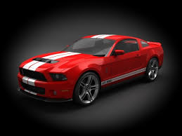 Test drive used ford mustang shelby gt500 at home from the top dealers in your area. Ford Mustang Shelby Gt500 2011 3d Model 3dhunt Co