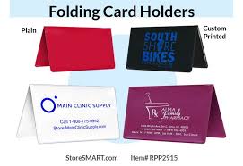 Our Folding Card Holders Are Great Way To Advertise For Your Business Card Holder Custom Logos Custom