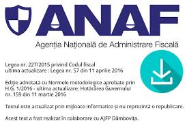 83/1999 privind restituirea unor bunuri imobile care au aparţinut comunităţilor cetăţenilor aparţinând. Noul Cod Fiscal 2016 Norme Metodologice Si Legislatie Actualizata Aprilie 2016 Anaf Attosoft Ro Software Erp Bi Crm Sfa Wms Solutii Pda