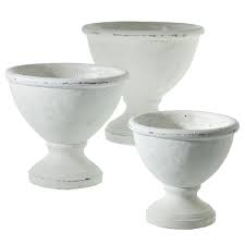White Ceramic Benoit Compote By Accent Decor In 2020 With Images Glass Vase White Ceramics Ceramics