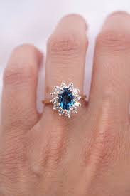 Moraine London Blue Topaz Diamond Ring London Blue Topaz Engagement Rings Engagement Rings London Topaz Engagement Ring