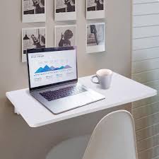 47 results for wall mounted folding desk. Yescom Wall Mounted Floating Folding Desk 50lbs Weight Capacity Wooden Laptop Drop Leaf Table For Study Bedroom White Walmart Com Walmart Com