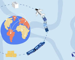 صورة global supply chain