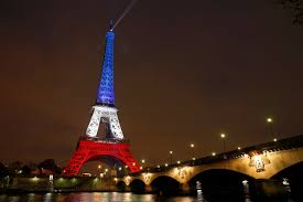 Create your paris travel guide! Eiffel Tower Glows In French Colors To Honor Victims