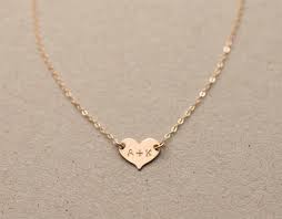 20 Chic Pieces Of Jewelry That You Can Customize Small Heart Necklace Anniversary Jewelry Personalized Jewelry