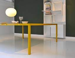 Tavolo In Alluminio E Cristallo Temperato Colors Mdf Italia Tavoli Tavolo E Sedie Mobili