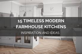 Deep drawers on the face double the unit's storage. 15 Timeless Modern Farmhouse Kitchens Inspiration And Ideas