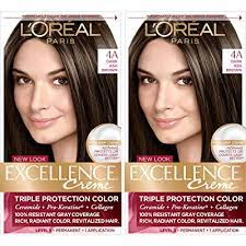 Try ash brown permanent hair color and highlights by l'oréal paris. Buy L Oreal Paris Excellence Creme Permanent Hair Color 4a Dark Ash Brown 100 Percent Gray Coverage Hair Dye Pack Of 2 Online In Turkey B07d9sw78l