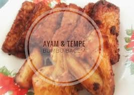 Tentu saja resep bumbu ayam bakar juga sangat banyak ragamnya, apalagi di indonesia ini setiap daerah punya ciri khas bumbu rempah tersendiri yang membuat resep bumbu ayam bakar juga. Resep Ayam Tempe Bumbu Bacem Istimewa Resep Enyak
