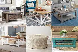 It provides two storage drawers and a large lower shelf. 15 Coastal Coffee Tables That Will Look Great In Your Living Room Home Decor Bliss