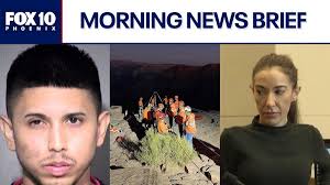 MORNING NEWS BRIEF: From arrests in an anti-human trafficking operation to  a stabbing that left a woman dead in Phoenix, here's a look at your top  headlines. Story link in comments ⬇️