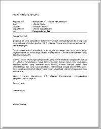 791 cisaranten wetan kota bandung. Contoh Surat Pengunduran Diri Karyawan Ruang Sipil