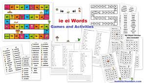 Ie Ei Words Worksheets And Activities Homeschool Den