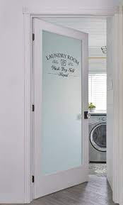 Laundry Room Door Laundry Room Door Ideas Adding A Frosted Glass Door To A Laundry Room Is Always A Laundry Room Laundry Room Inspiration Laundry Room Doors