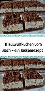 Maulwurfkuchen Vom Blech Ein Tassenrezept Kuchen Rezepte Einfach Tassenrezepte Kuchen Und Torten Rezepte