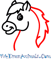 How to draw cartoon horse head / face with easy step by step drawing instructions step 1. Images Of Cartoon Horse Head Drawing Easy