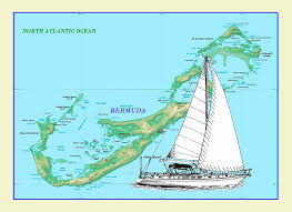 bermuda triangle chart art by jack pumphrey