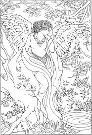 Beautiful Angel Coloring Page Angel Coloring Pages Abstract Coloring Pages Coloring Pages