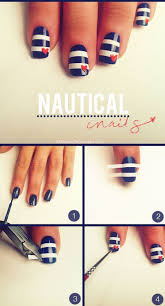 Nautical Nails Unghie Unghie Idee Arte Per Unghie