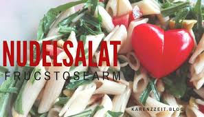 Der Nudelsalat Fur Fructoseintolerante Diagnose Fructoseintoleranz Nudelsalat Nudel Salat
