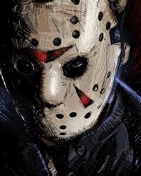 Jason Poster Print By Nikita Abakumov Displate Jason Voorhees Horror Artwork Jason Horror