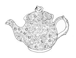 If you've never grabbed a marker or colored pencil and given coloring a try as an adult, the best place to start is with free adult coloring pages like these. Teapot Coloring Page