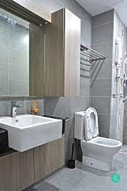 The small, square bathroom you've all seen. How To Make Your Tiny Bathroom Feel Like A Hotel Suite Qanvast