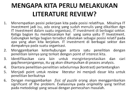 Skripsi, tesis, disertasi dan laporan penelitian lainnya harus memuat literature review. Bab Iii Iii Literatur Review Ppt Download