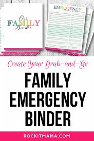 Writing well, just like speaking well is a valuable communication skill. Family Emergency Binder Free Printables To Create Your Own Rock It Mama
