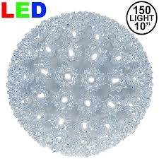 150 Led Pure White Starlight Sphere Novelty Lights Inc
