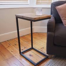 Web Design Couch Table Couch Side Table Live Edge Side Table Farmhouse Side Table Side Table In 2020 Living Room Side Table Sofa Side Table Reclaimed Wood Table
