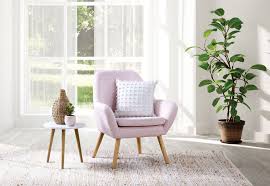 Product height (in.) 32 in: Pink Guyer Fabric Accent Chair Amart Furniture