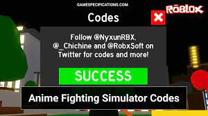 Redeem this code to get chikara; 46 Roblox Codes For Anime Fighting Simulator August 2021 Game Specifications