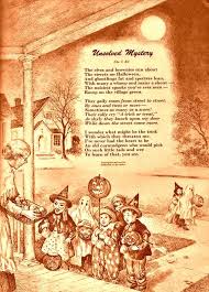 Vintage Halloween Trick Or Treating Poem Halloween Poems Halloween Images Vintage Halloween Images