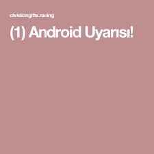 1 Android Uyarisi Desenler Tig Isleri Ucretsiz Patron