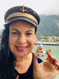 Having fun hiding our teeny tiny ducks around the MSC Poesia 🦆